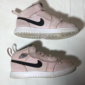 Jordan 1 Mid Alt Sneakers Pink and Black